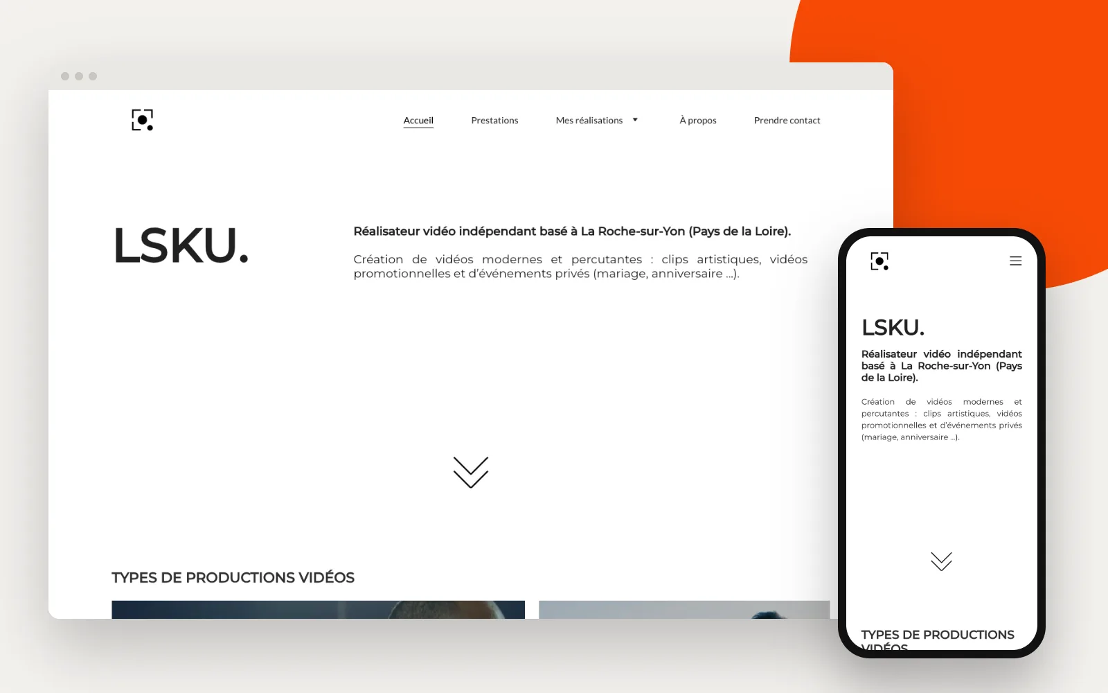 Site LSKU affiché sur un ordinateur et un smartphone